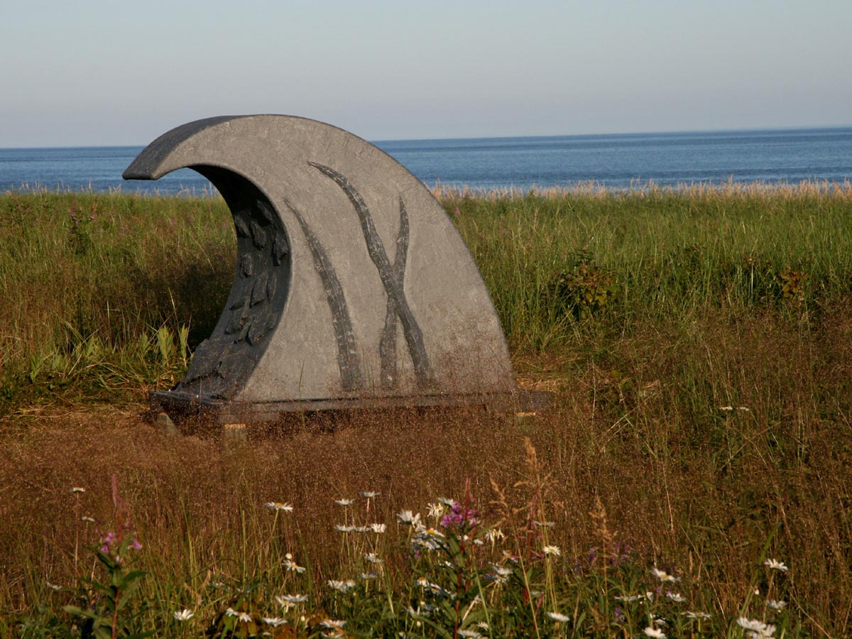 Entre l'eau et la dune